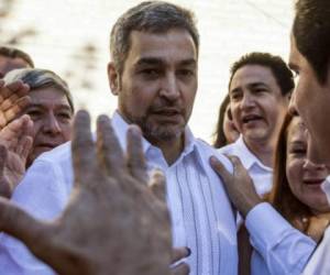 Mario Abdo Benítez, presidente de Paraguay. Foto AFP