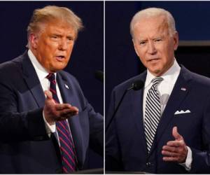 Trump aparece 8,6 puntos porcentuales por debajo de Biden en el promedio de encuestas nacionales, una ventaja que se achica a 3,9 puntos en los principales estados clave. Foto: AP