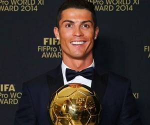 Cristiano Ronaldo balón de Oro 2016. Foto:AP