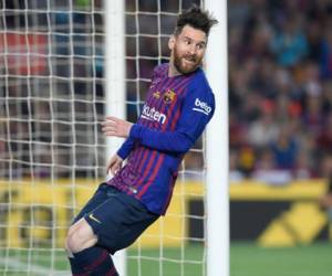 Leo Messi anotó 34 goles con el Barcelona en La Liga. (AFP)