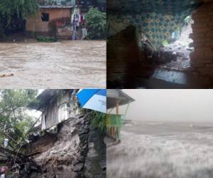 Así son los daños que las lluvias han dejado en todo el país y a los que los hondureños se han tenido que enfrentar.