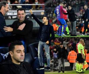 Xavi Hernández debutó en el banquillo del Barcelona con un sufrido triunfo 1-0 en el derbi contra el Espanyol. Aquí las mejores imágenes. Fotos:AFP