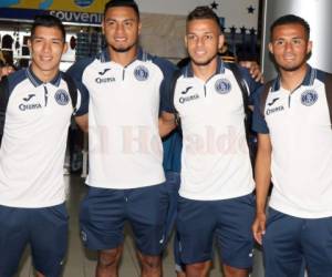 Motagua viajó con su plantel completo a Panamá para jugar ante el Tauro. Foto: Ronal Aceituno / El Heraldo.