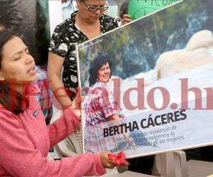 Olivia Zúniga Cáceres no pierde la fe que se haga justicia en el caso de la muerte de su progenitora por parte de los entes gubernamentales, foto: El Heraldo.