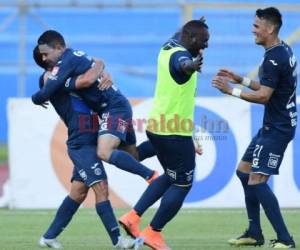 Motagua lidera la pentagonal con 3 puntos. Foto: EL HERALDO.