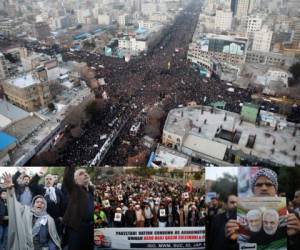 Los manifestantes antigubernamentales de Irak protestaron este domingo contra 'los dos ocupantes: Irán y Estados Unidos', en un contexto de tensiones entre los dos aliados de Bagdad, que podrían degenerar en un conflicto en su territorio y eclipsar aún más su revuelta. Foto: Agencia AFP.