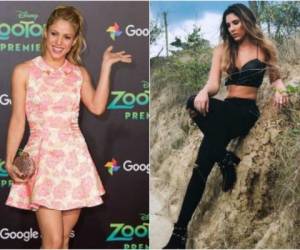 La cantante colombiana Shakira y la esposa de James Rodríguez. Ambas colombianas. (Foto: Instagram)