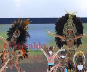 Las coreografías mostraron parte de la historia y cultura catracha. FOTOS: Johny Magallanes/EL HERALDO
