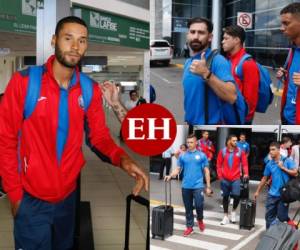 Los jugadores de la selección de Puerto Rico arribaron este martes a Tegucigalpa, dos días antes de enfrentar a Honduras en duelo amistoso este jueves. (Fotos: Ronal Aceituno / EL HERALDO)