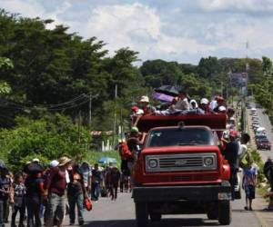 Unos 1,200 migrantes de Honduras, Guatemala, Nicaragua, El Salvador y Cuba formaron la caravana en la ciudad sureña de Tapachula, en la frontera con Guatemala. Foto ilustrativa| AFP