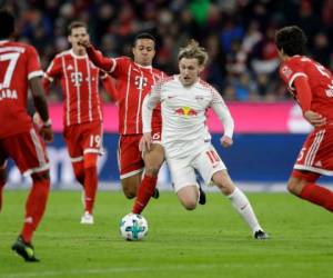 El Bayern de Múnich se convirtió en el nuevo líder en solitario de la Bundesliga gracias a su victoria 2-0. Foto: AFP