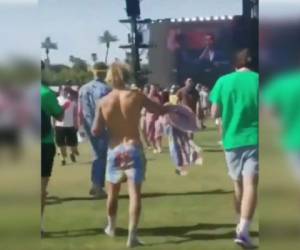 Justin Bieber baila al ritmo de Los Ángeles Azules. Foto Twitter