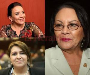 Nora de Melgar, Xiomara Castro y Marlene Alvarenga son las únicas mujeres que han logrado una candidatura a la presidencia de Honduras.