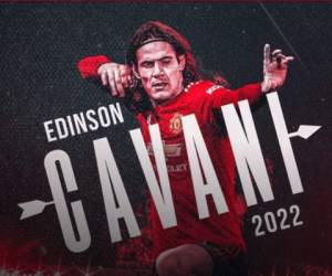 Así lo anunció el Manchester United en las redes sociales la renovación de Edison Cavani. Foto: Manchester United
