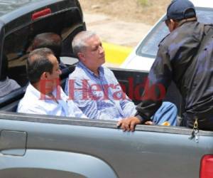 Mario Zelaya y José Ramón Bertetty, implicados en el desfalco al Instituto Hondureño de Seguridad Social. (Foto: Marvin Salgado / EL HERALDO)