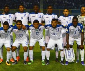 La Selección Nacional de Honduras que recién venció a El Salvador.