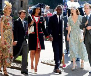 Actores, políticos, músicos, príncipes y princesas lucen sus mejores atuendos en la boda del príncipe Harry y Meghan Markle.