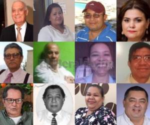 Estos son algunos de los rostros de los médicos, enfermeras y demás personal de salud fallecido a causa del covid-19. Foto: EL HERALDO.