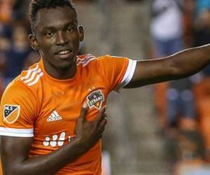 Alberth Elis, delantero del Houston Dynamo.