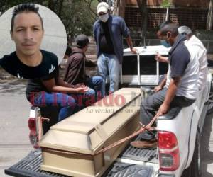 El cadáver fue retirado este martes por sus familiares de la morgue de la capital de Honduras. Foto: Estalin Irías/EL HERALDO.