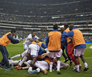 El recuerdo del 'Aztecazo' sigue latente en la memoria de los hondureños. ¿Se podrá lograr nuevamente? (Foto: Deportes EL HERALDO)