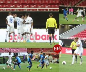 La Selección Sub-23 de Honduras estuvo a punto de clasificar a las semifinales del preolímpico en México. Alex Güity erró en una jugada que perdió el control y permitió el empate de El Salvador. Fotos: Fenafuth en Twitter.