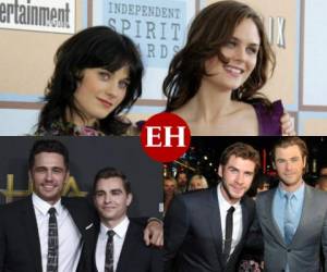 Aunque estos famosos a veces han tenido que competir por un papel en Hollywood, los une un lazo familiar: son hermanos. Fotos: AP/AFP.