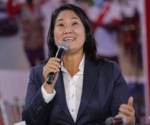 Keiko Fujimori consigue hasta ahora el 66,48% de los sufragios emitidos en el exterior, con el 91,6% de esas mesas escrutadas. FOTO: AFP