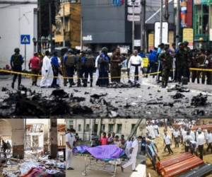 Los múltiples ataques dejaron como saldo la muerte de más de 320 personas y más de 500 que resultaron heridas, según el último recuento de las autoridades de Sri Lanka. FOTOS: Agencias