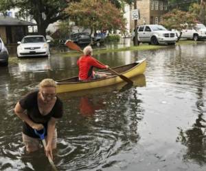 La zona que va desde la desembocadura del río Misisipi hasta Cameron, en Luisiana, está en alerta de huracán. Foto: Agencia AFP.