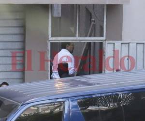 Los implicados llegaron resguardados a la Corte Suprema de Justicia. Foto: Marvin Salgado/ EL HERALDO