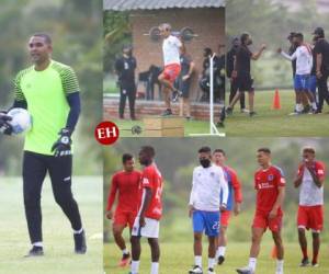 Un total de 19 jugadores comenzaron los trabajos de preparación de cara al torneo Apertura en Honduras. Fotos: Johny Magallanes / EL HERALDO.