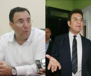 Luis Zelaya (derecha) confesó este martes que él y Salvador Nasralla (izquierda) cuentan con seguridad del Estado de Honduras.