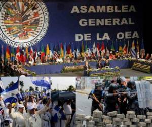El Consejo Permanente de la OEA anunció que realizará un análisis de la actual crisis política que atraviesa Nicaragua. Foto: Agencia AFP