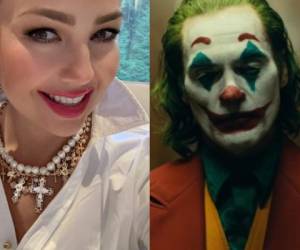 Thalía, de 48 años, fue comparada con el Joker. Foto: Instagram.
