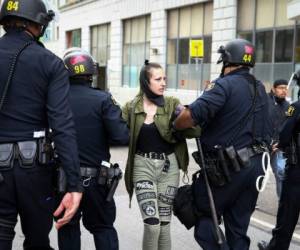 Hubo manifestaciones en Washington, Nueva York, Los Ángeles, Chicago, Seattle o Austin. Foto AFP