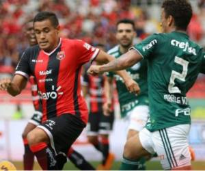 Alajuelense jugó el domingo ante Palmeiras en San José.