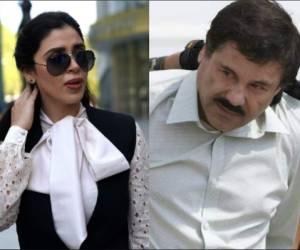 Emma Coronel acudió vestida muy elegante a una nueva audiencia que se realizó contra su esposo Joaquín 'El Chapo' Guzmán, en la Corte de Brooklyn. Fotos AFP