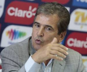 Jorge Luis Pinto, técnico de la Selección de Honduras (Foto: EL HERALDO)