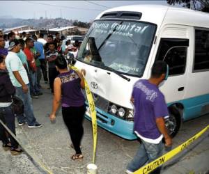 En lo que va del 2017 14 personas han muerto en ataques al transporte público en Honduras.