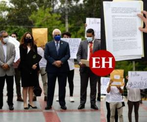 La Universidad Nacional Autónoma de Honduras (UNAH) presentó este miércoles un recurso de inconstitucionalidad contra las Zona de Empleo y Desarrollo Económico (ZEDE) ante la Sala de lo Constitucional de la Corte Suprema de Justicia en la ciudad de Tegucigalpa. Esta acción ha sido respaldada y aceptada por muchos sectores de la población que han dado un rotundo no a las controversiales Ciudades Modelos aprobadas por el Congreso Nacional en 2013. FOTOS: Emilio Flores/EL HERALDO