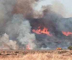El incendio ocurrió la tarde del jueves en el sector popular de La Carpiera de la población de Cagua, en el estado central de Aragua.