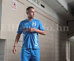 Erick Andino Portillo, delantero de Motagua y la Selección Nacional de Honduras. (Fotos: Juan Salgado / Grupo Opsa)