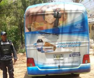 La unidad del transporte ejecutivo fue encontrada en la colonia 21 de Octubre.