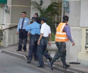 La selección de Estados Unidos pidió extrema seguridad desde su llegada al hotel en San Pedro Sula (Foto: EL HERALDO)