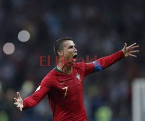 Cristiano Ronaldo anotó un triplete en el debut de Portugal ante España. Foto:AFP