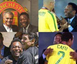 Edson Arantes Do Nascimento Pelé, arribó a los 80 años de edad este 23 de octubre y muchos futbolistas y referentes del deporte se rindieron ante el que para muchos es el mejor de todos los tiempos. Fotos: AFP y cortesía