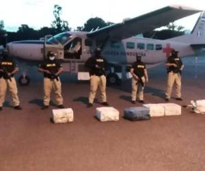 190 kilos de droga habían en la avioneta, confirmaron las autoridades.