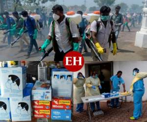 La pandemia del nuevo coronavirus mató a más de 10,000 personas en el mundo, más de 5,000 de ellas en Europa, según un recuento realizado por la AFP a partir de datos oficiales este viernes a las 11 de la mañana. Fotos: AFP.