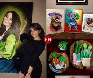 Pinturas gigantes, multicolores y relieves en madera son algunas de sus especialidades. Foto: El Heraldo